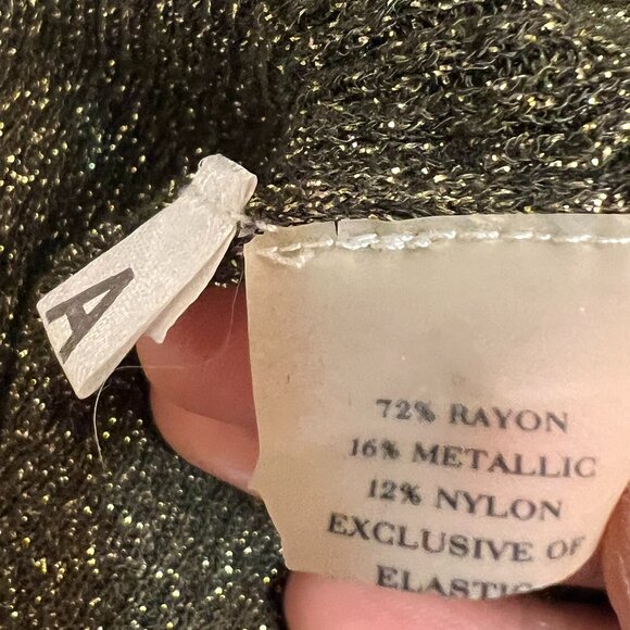 Ann Taylor Metallic Long Sleeve Sweater Top Women’s Small – Sparkly Knit Black - Picture 7 of 9
